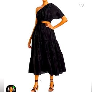 Moon River one-shoulder dress